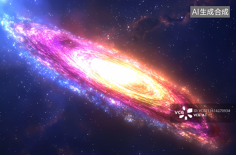 【AI数字艺术】宇宙星系背景图片素材