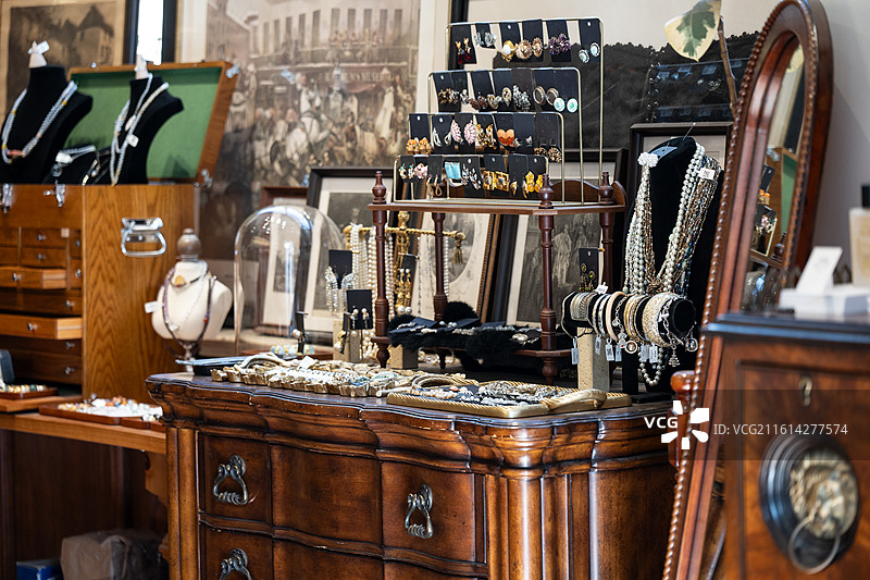 中古首饰店图片素材