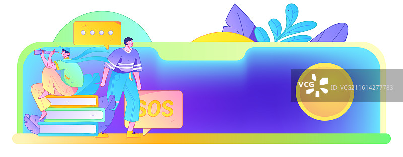 全球远程协作团队在线会议场景插画 跨国工作数字化连接矢量素材图片素材