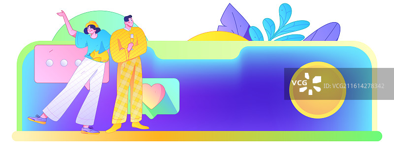 全球远程协作团队在线会议场景插画 跨国工作数字化连接矢量素材图片素材