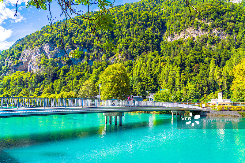 瑞士因特拉肯风光图片素材