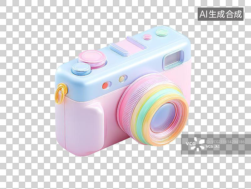 【AI数字艺术】可爱的卡通相机图片素材