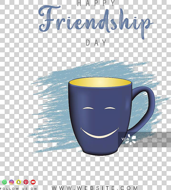 友谊日与微笑杯图片素材