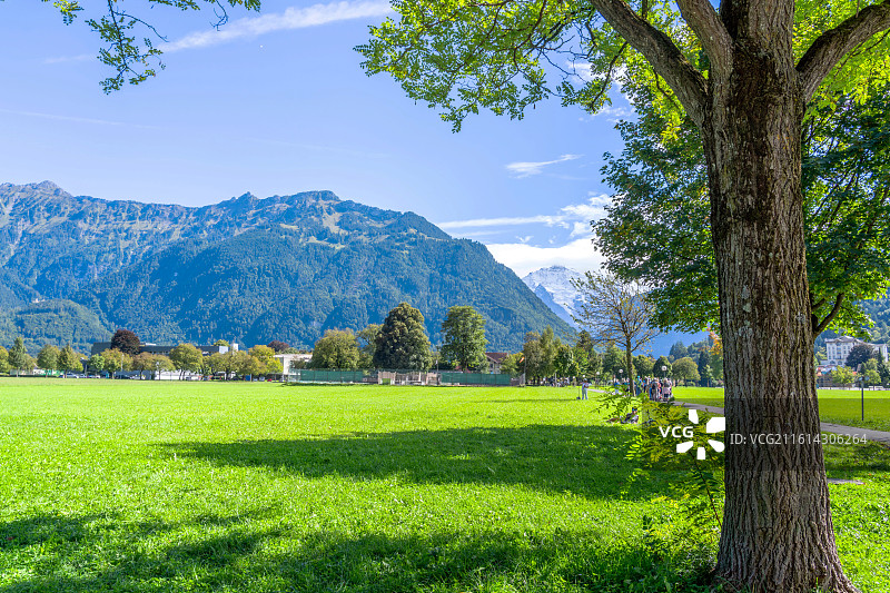 瑞士因特拉肯风光图片素材
