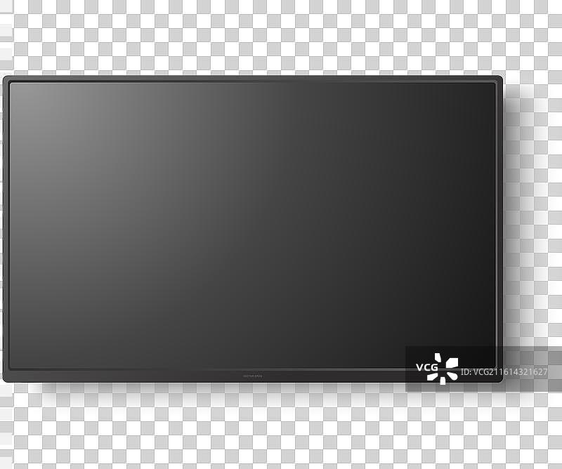 3D写实现代电视屏幕，简约风格图片素材