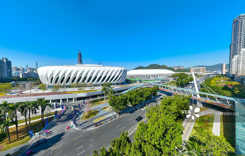 深圳体育中心风光天际线图片素材