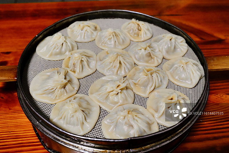 河南安阳西大街传统老字号三鲜包子图片素材