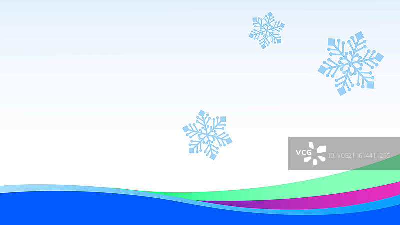 大型冰雪体育比赛赛事雪花主视觉海报背景图片素材