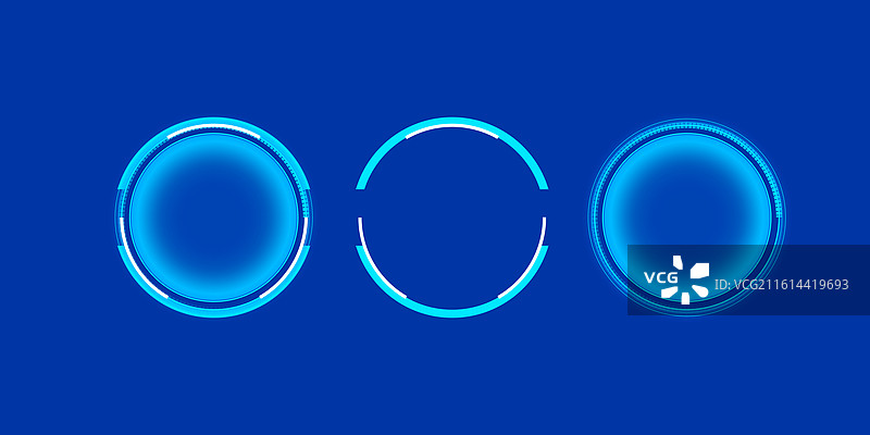 科技圆形边框图片素材