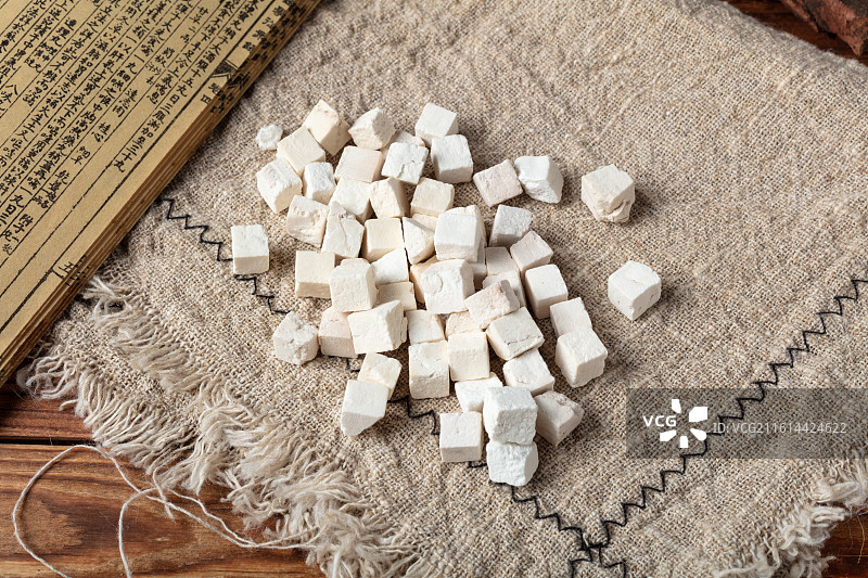 传统中药材茯苓图片素材