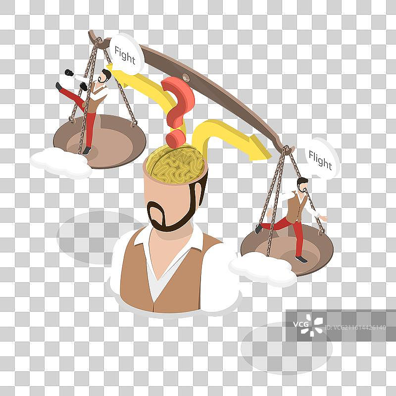 3d等距扁平化的战斗或图片素材