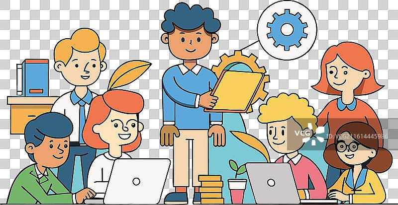 用团队协作提升你的项目图片素材