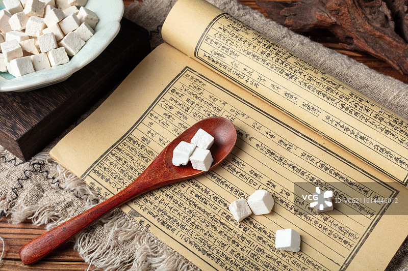 传统中药材茯苓图片素材