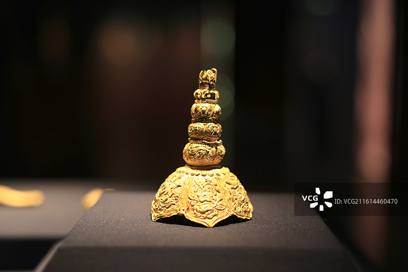 “江口沉银”中的金帽顶图片素材