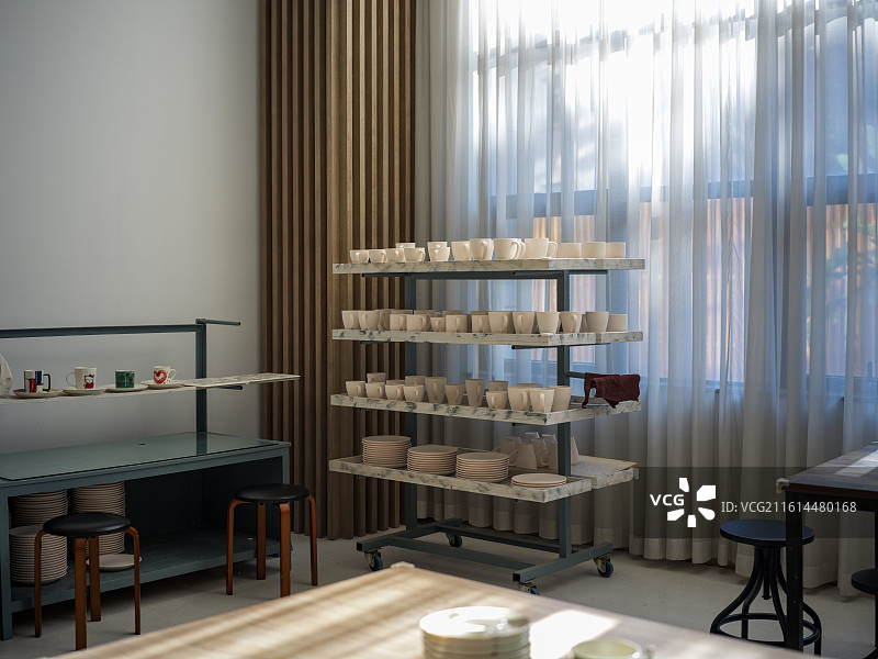 陶艺工作室陈列空间图片素材