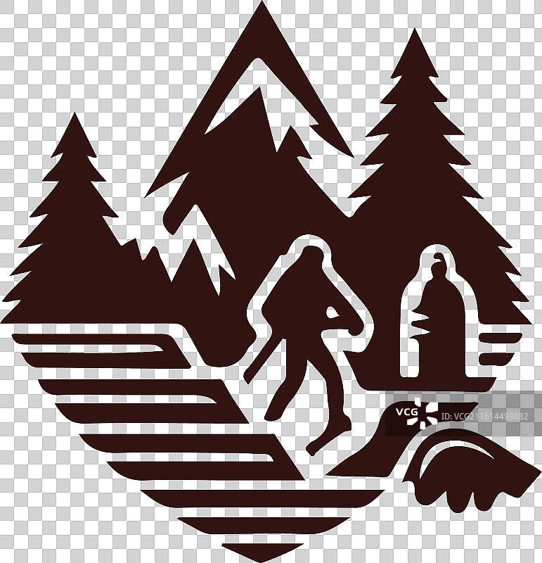 洞穴探险标志图片素材