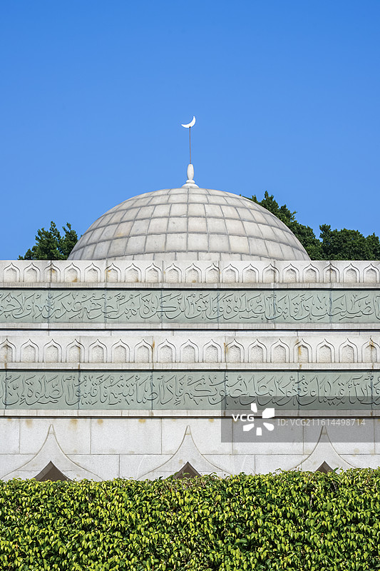 泉州清净寺，清真寺穹顶与装饰墙图片素材