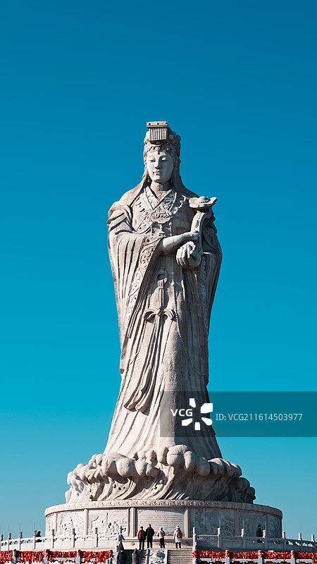 妈祖雕塑图片素材