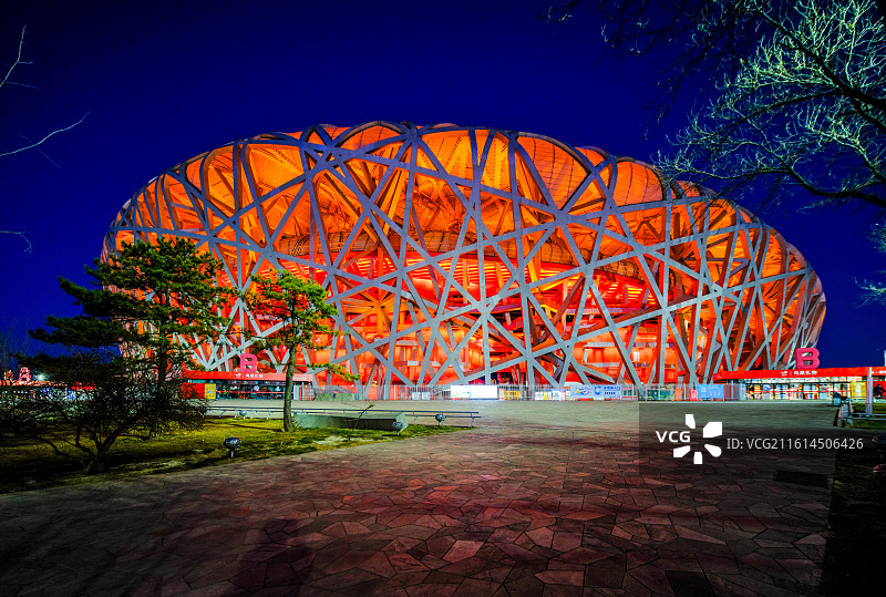 北京奥林匹克中心区-国家体育场（鸟巢）图片素材