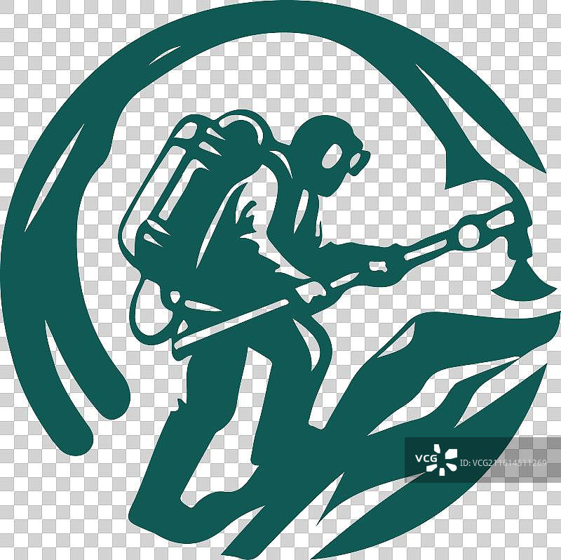 洞穴探险标志图片素材