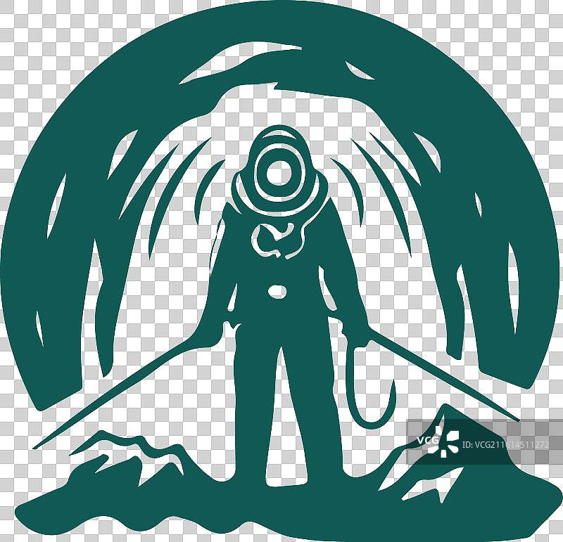 洞穴探险标志图片素材