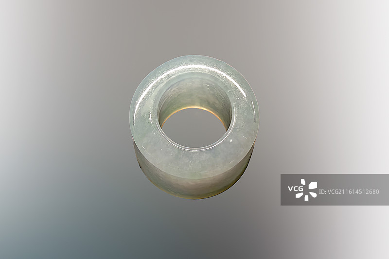 翡翠扳指，清，中国国家博物馆藏图片素材