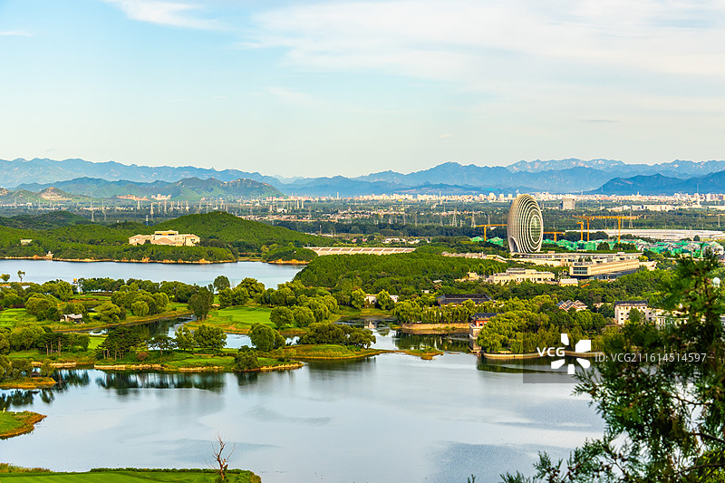 北京怀柔区雁栖湖图片素材