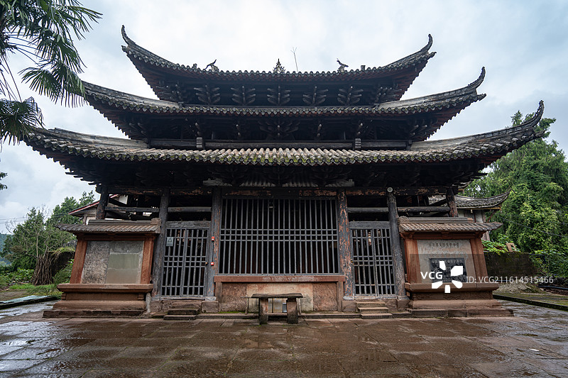 中国四川省资阳市安岳县木门寺图片素材