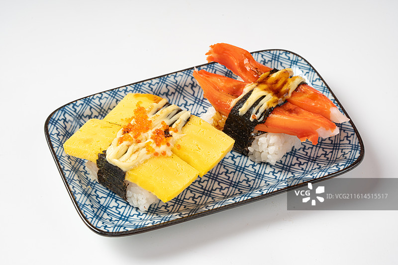 盘子里的寿司图片素材