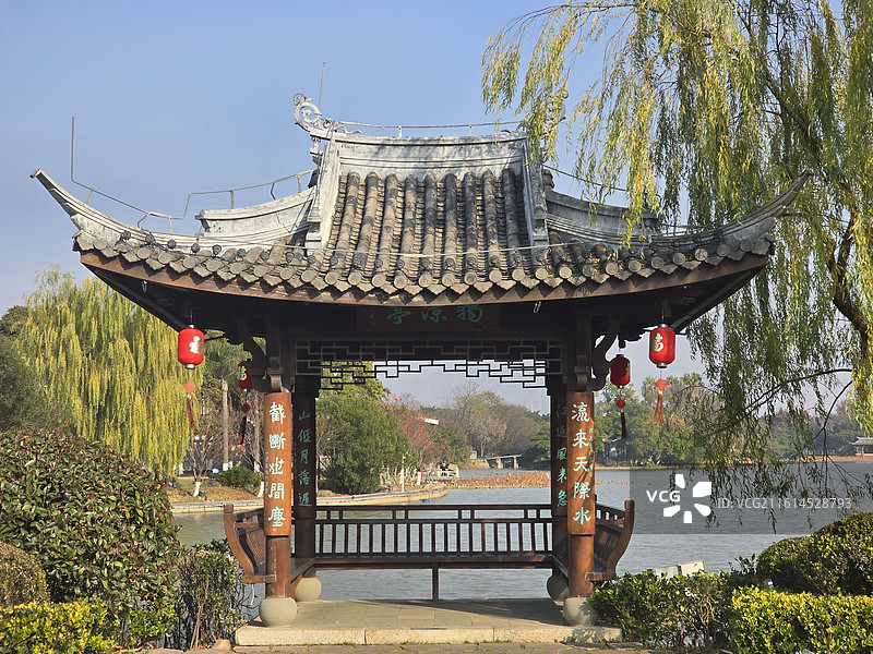 温州江心屿独凉亭图片素材