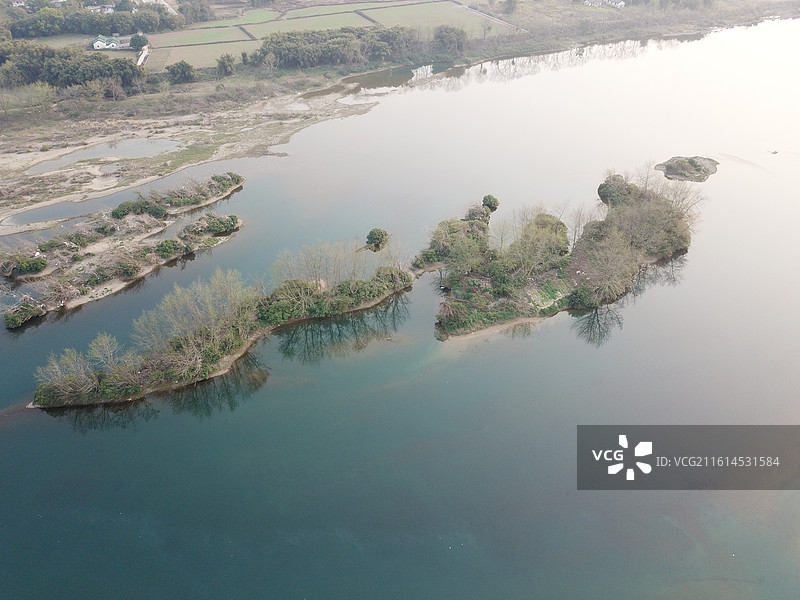 广东清远青莲镇网红景点农村河流码头船马路农田桥农村房屋古建筑航拍图片素材