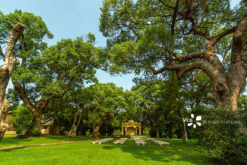 江西瑞金叶坪革命旧址列宁台图片素材
