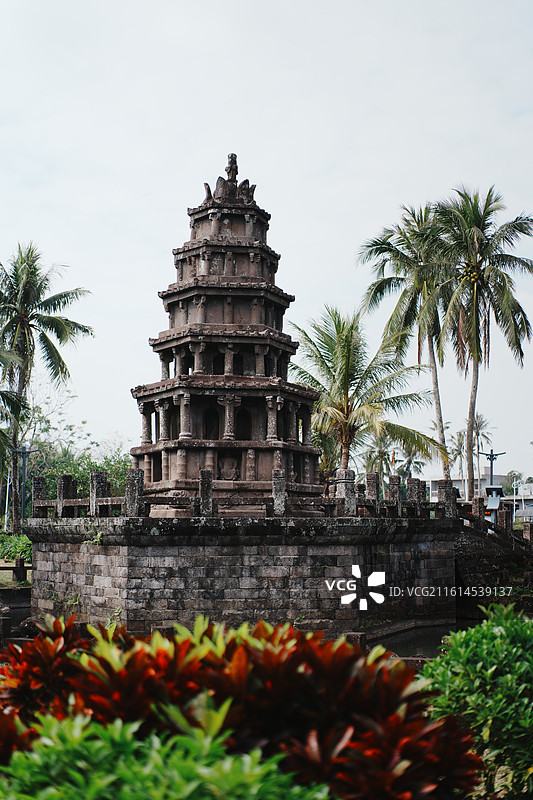 海南澄迈美榔双塔1图片素材