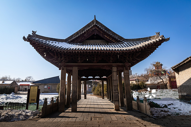 临汾汾城古镇洪济桥图片素材