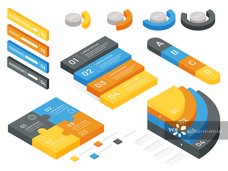 图标，图标集，PowerPoint，图表，信息图，设计元素，分析，数据，商业，图表，报告图片素材