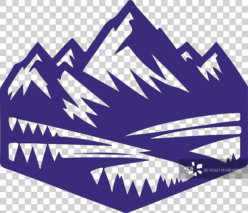 山地自行车标志图片素材