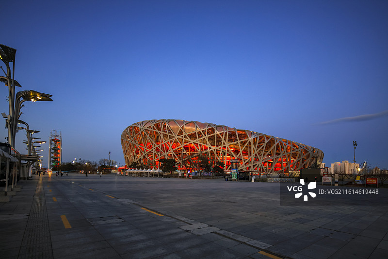 北京奥林匹克中心区-国家体育场（鸟巢）图片素材