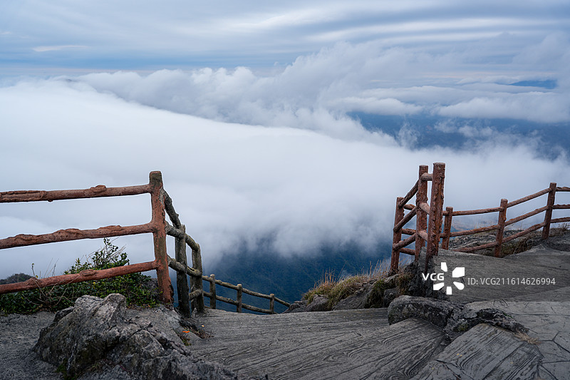清远金子山云海风光图片素材