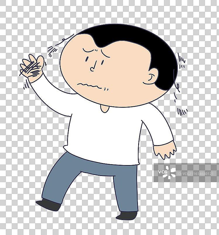 脱发秃顶的人物图片素材