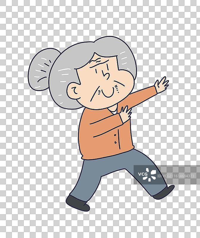 开心愉快的老年人图片素材