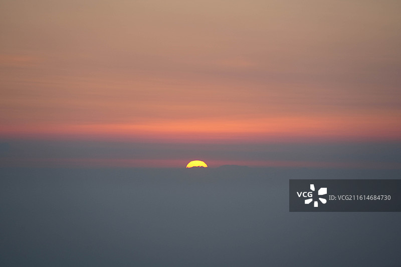 贺兰山滚钟口2026年元旦日出图片素材