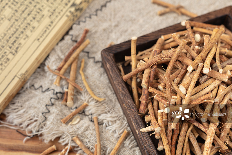 中药材五指毛桃图片素材