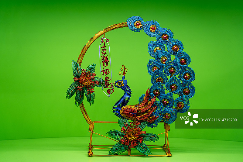 鄂州园博园手工艺品展示图片素材