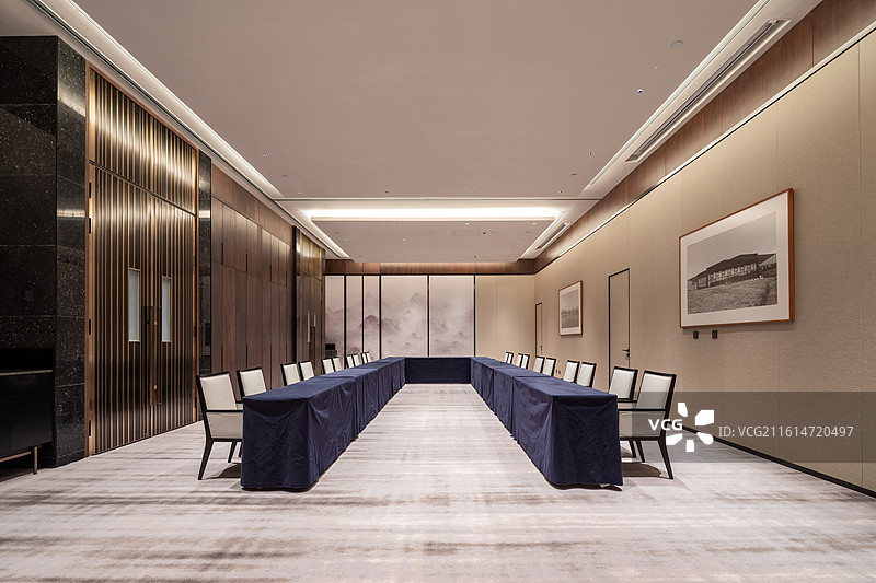酒店里的会议室图片素材