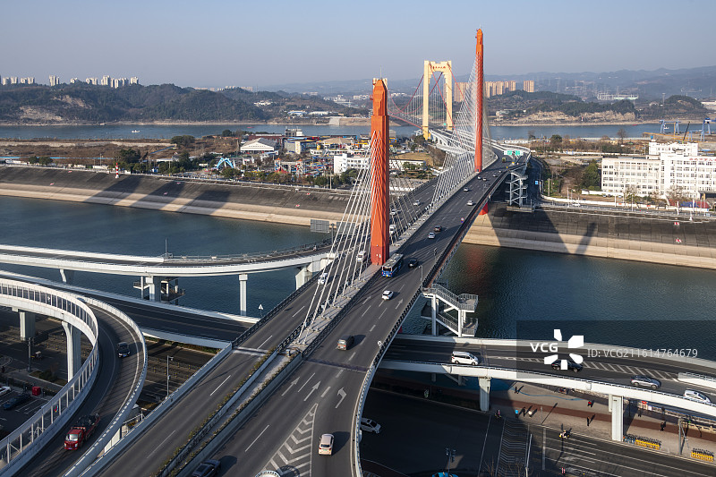 宜昌长江至喜大桥图片素材