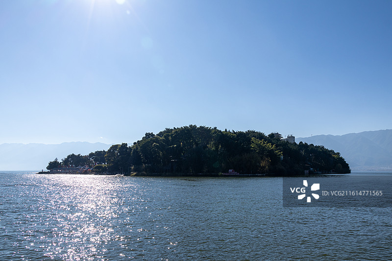 大理洱海双廊古镇图片素材