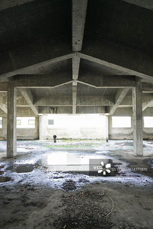 江苏省镇江市，荒废的学校图片素材