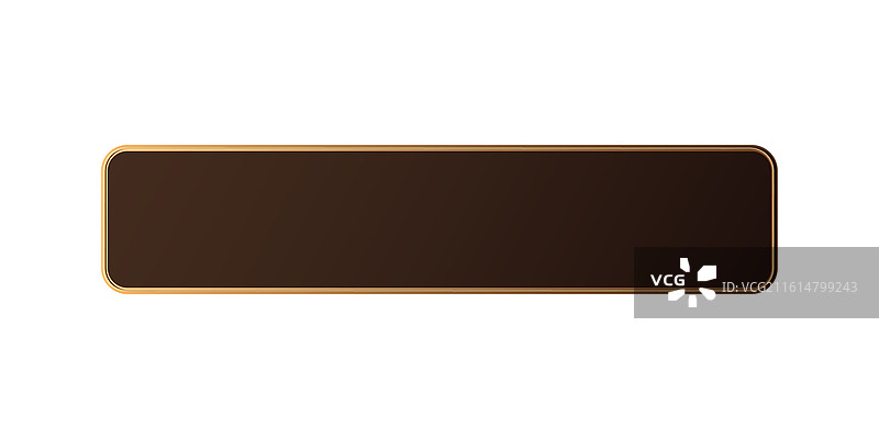 华丽黑金边框元素图片素材