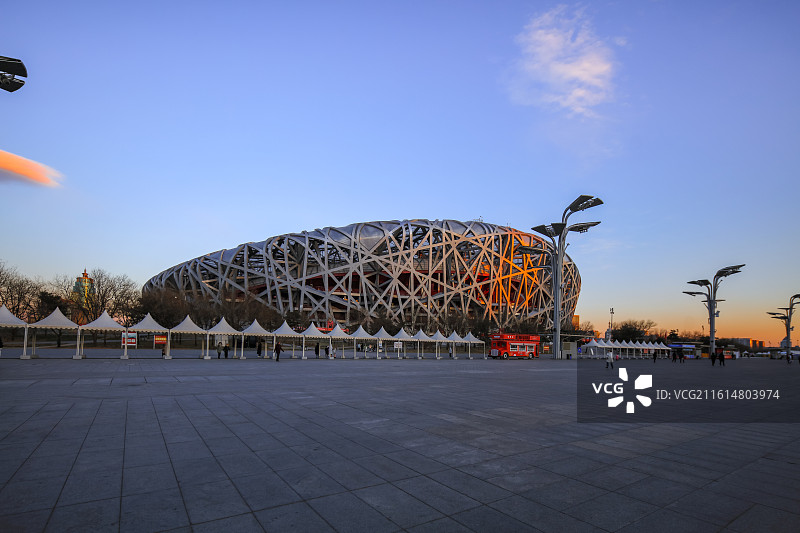 北京奥林匹克中心区-国家体育场（鸟巢）图片素材