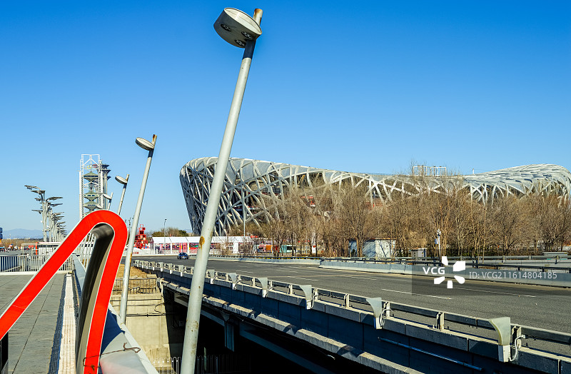 北京奥林匹克中心区-国家体育场（鸟巢）图片素材